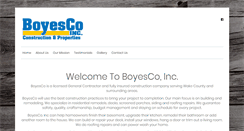 Desktop Screenshot of boyesco.com