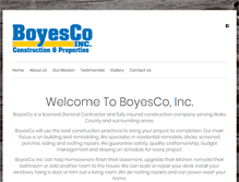 Tablet Screenshot of boyesco.com